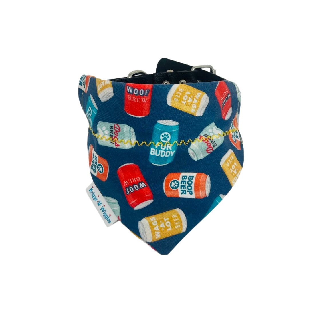 Dog Beer Reversible Dog Bandana - Briggs 'n' Wiggles