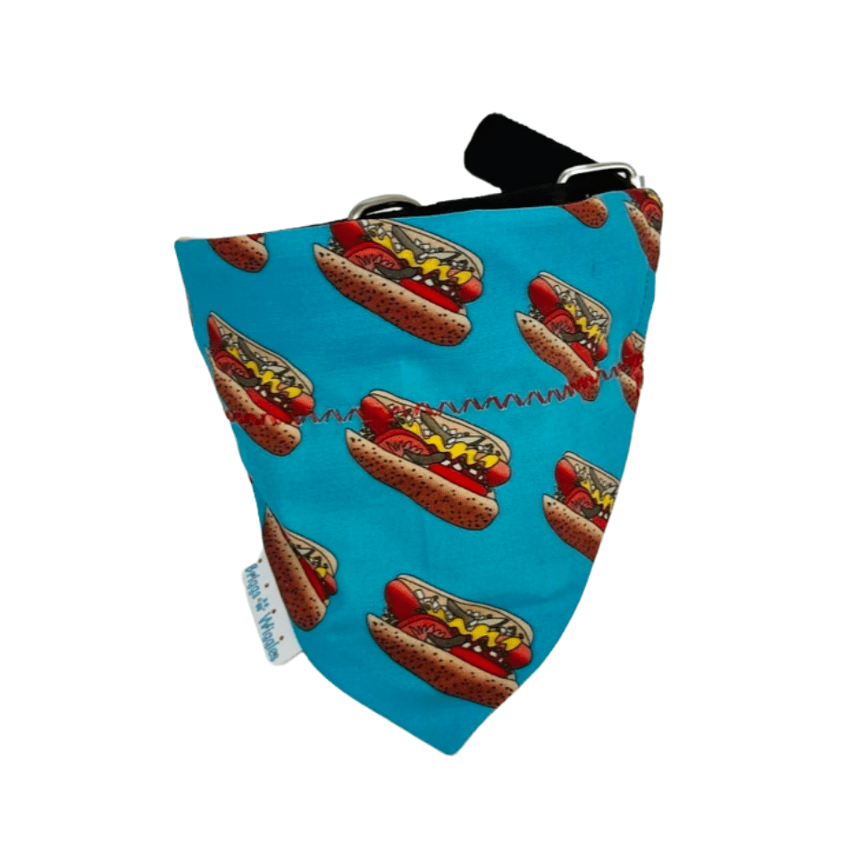 Hot Diggity Dog Reversible Dog Bandana - Briggs 'n' Wiggles