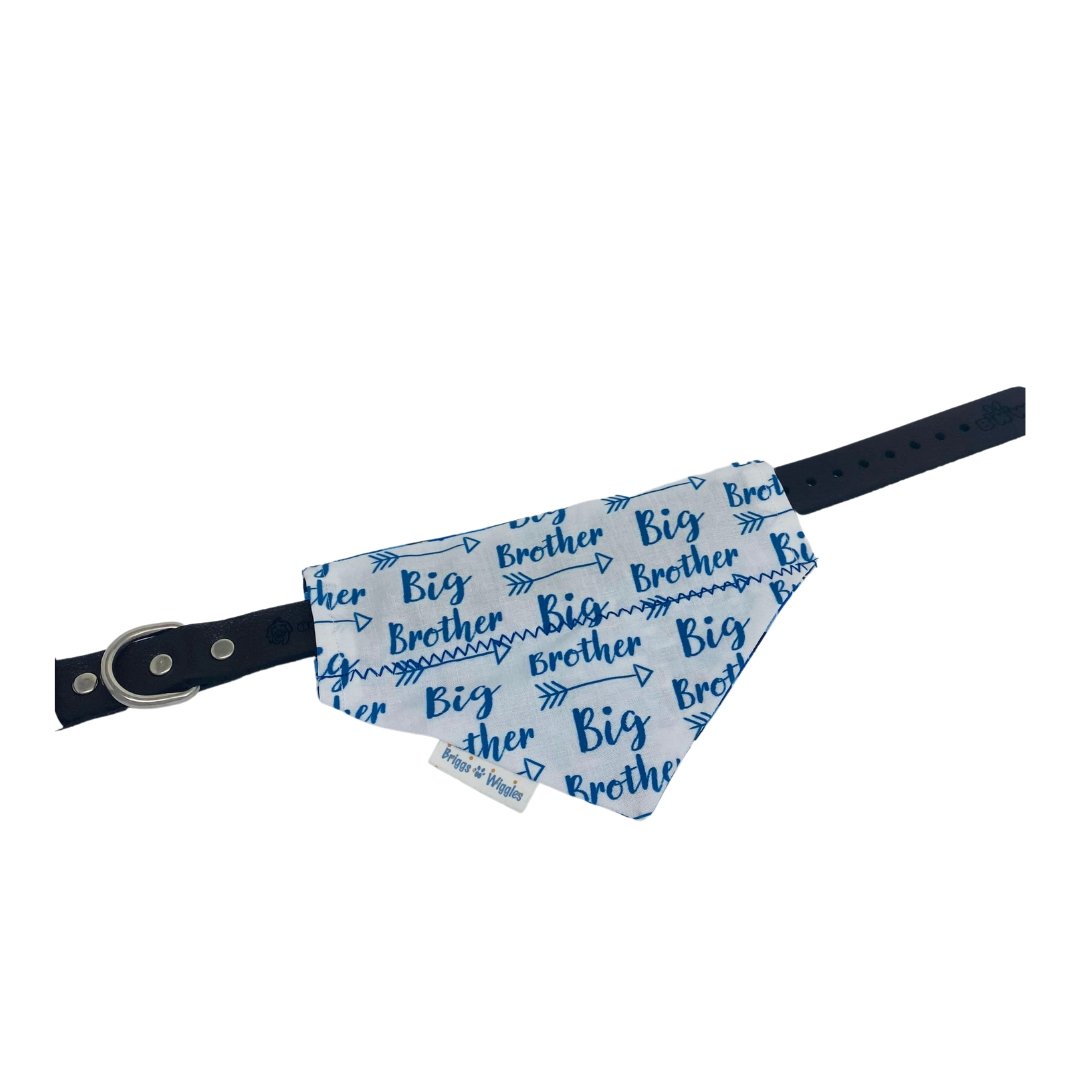 Big Brother Over the Collar Dog Bandana - Briggs 'n' Wiggles