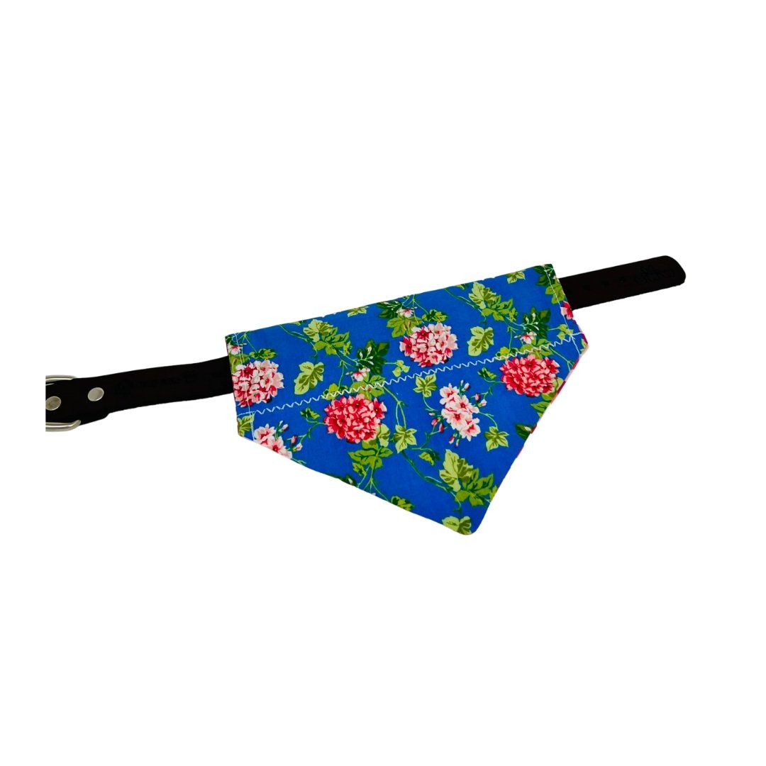 Blue Garden Party Dog Bandana - Briggs 'n' Wiggles