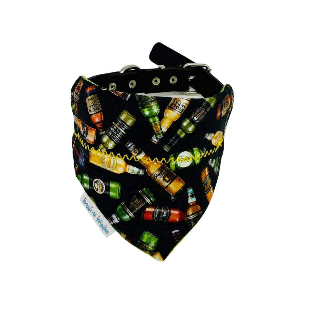Bottles of Beer Dog Bandana | Briggs 'n' Wiggles - Briggs 'n' Wiggles