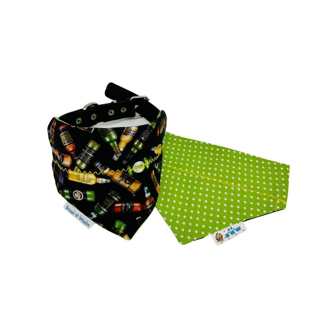 Bottles of Beer Dog Bandana | Briggs 'n' Wiggles - Briggs 'n' Wiggles