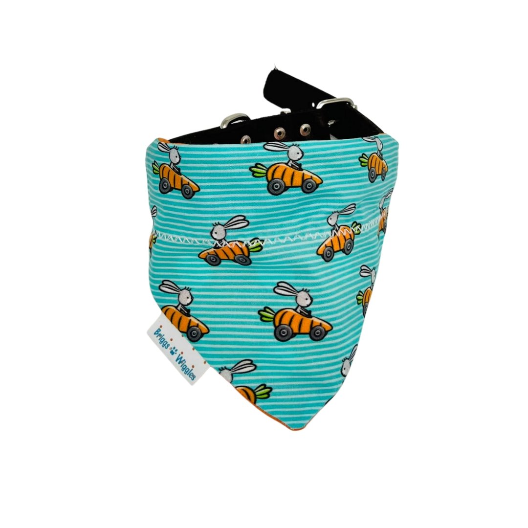 Carrot Zoom Bunny Dog Bandana - Briggs 'n' Wiggles