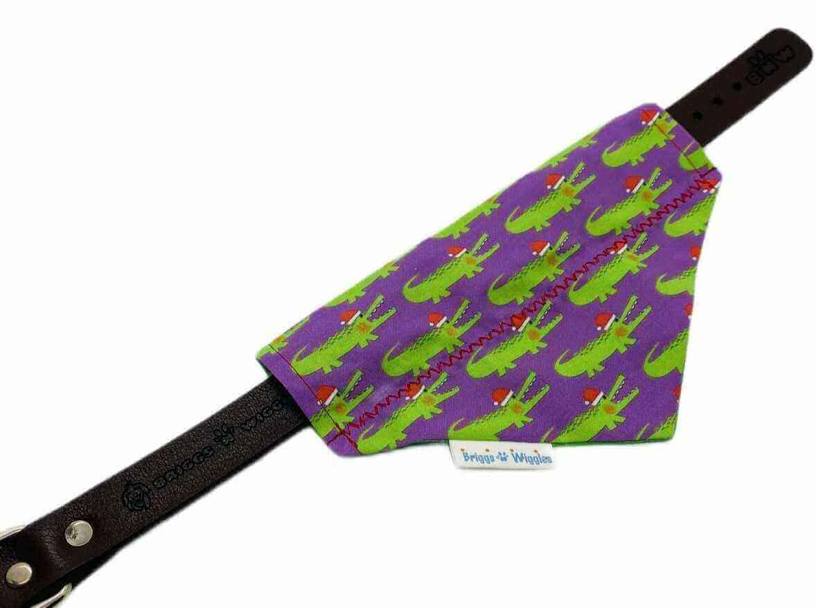 Christmas on the Bayou Dog Bandana - Briggs 'n' Wiggles