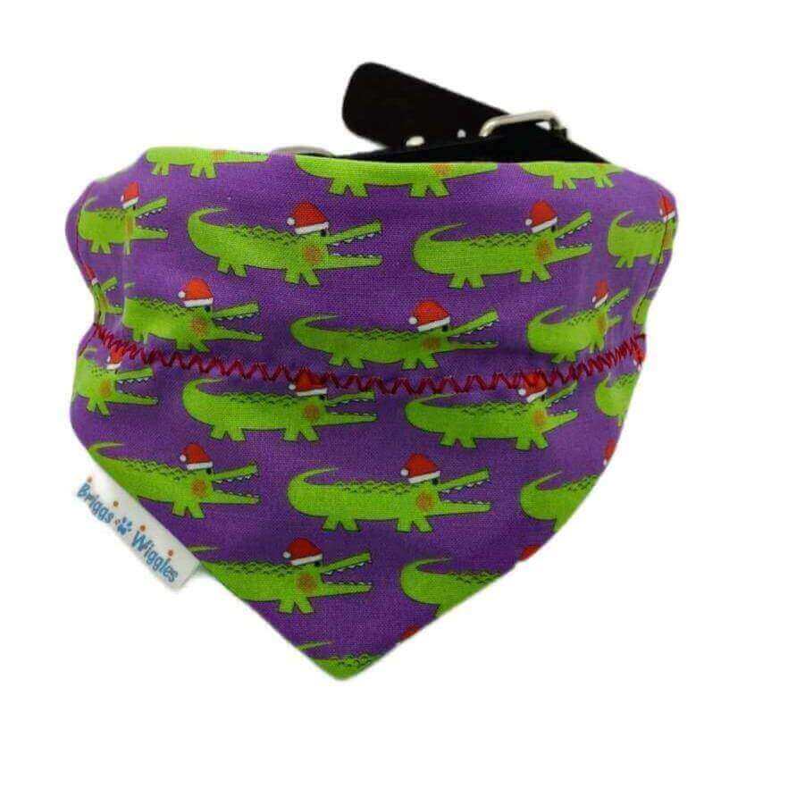 Christmas on the Bayou Dog Bandana - Briggs 'n' Wiggles