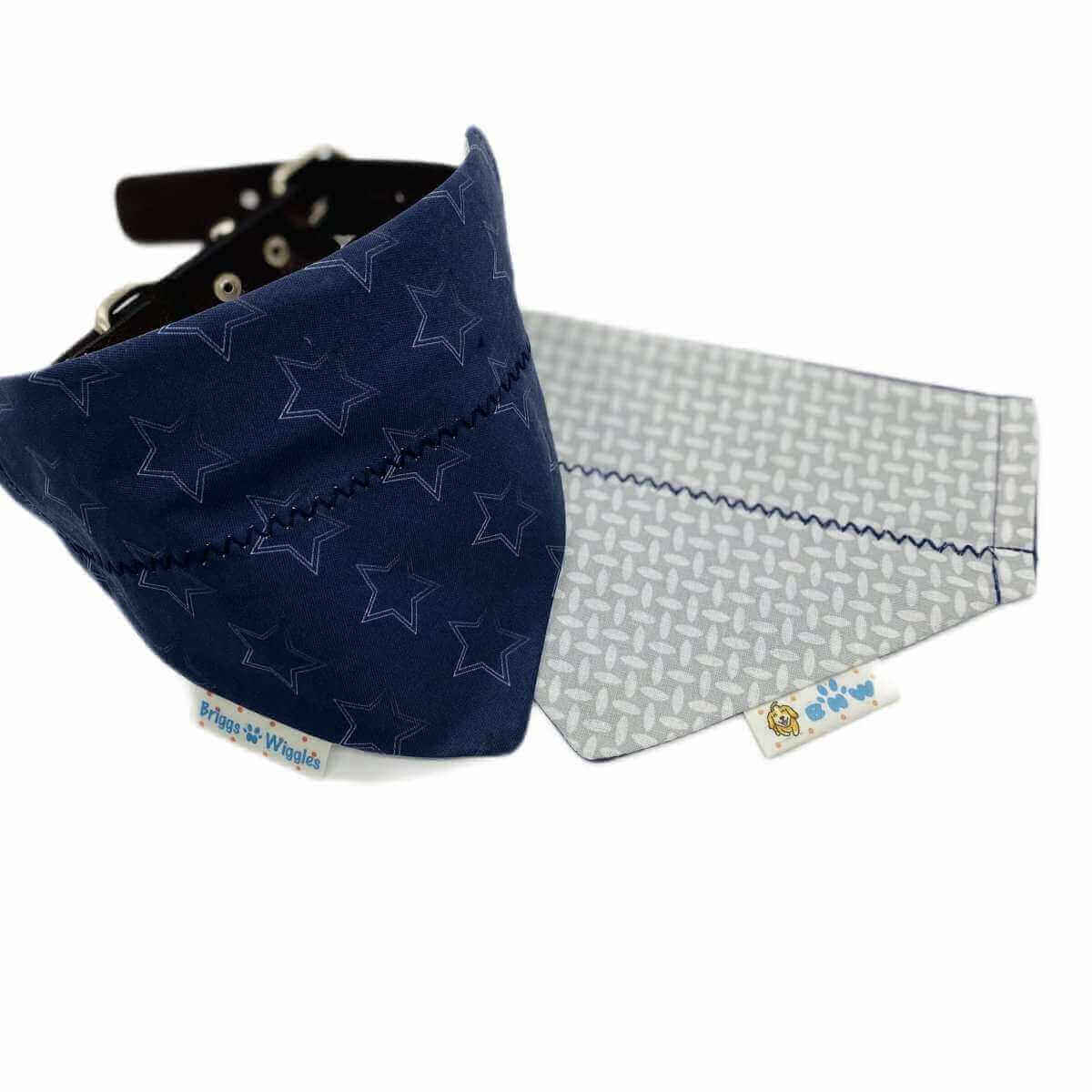 Dallas Cowboy Stars Dog Bandana - Briggs 'n' Wiggles