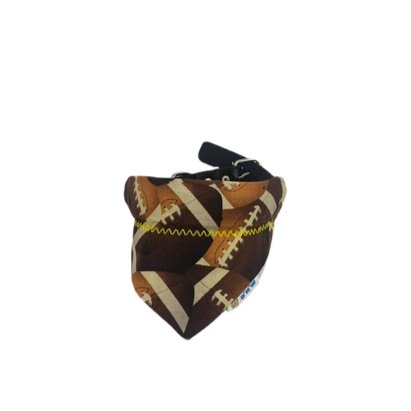 Green Bay Cheese Head Football Dog Bandana - Briggs 'n' Wiggles
