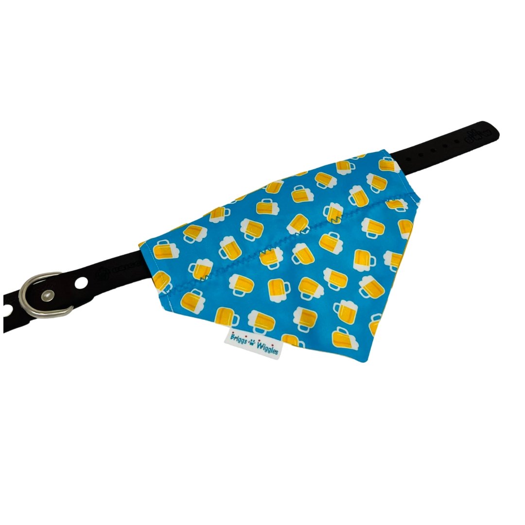 Happy Friday Beer Dog Bandana | Briggs 'n' Wiggles - Briggs 'n' Wiggles