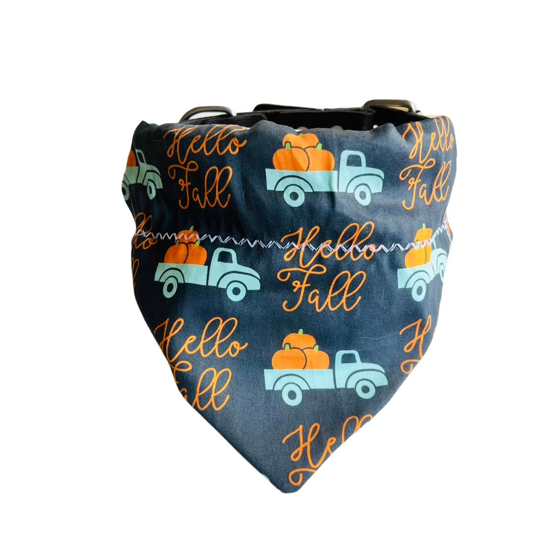 Hello Fall Dog Bandana - Briggs 'n' Wiggles