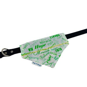 HOLD ME TIGHT Lymphoma Dog Bandana | Briggs 'n' Wiggles - Briggs 'n' Wiggles