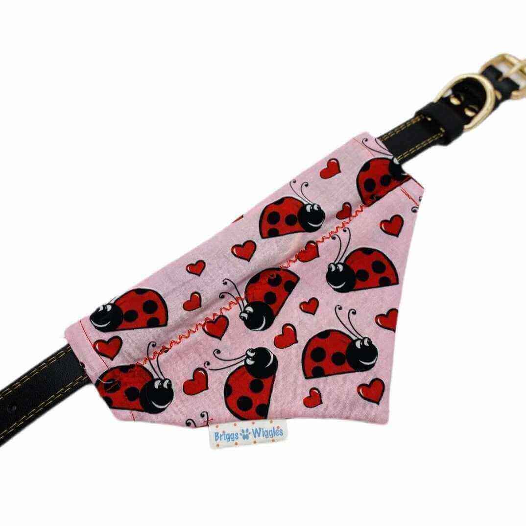 Lady Bug Dog Bandana - Briggs 'n' Wiggles