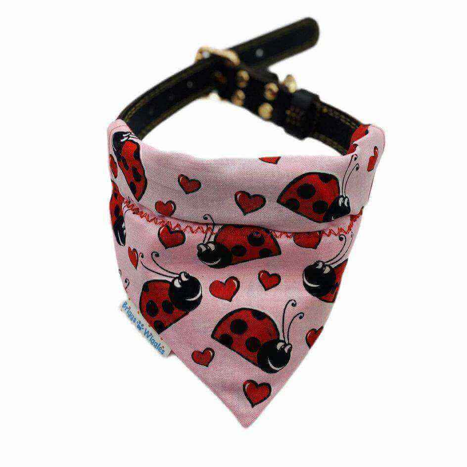 Lady Bug Dog Bandana - Briggs 'n' Wiggles