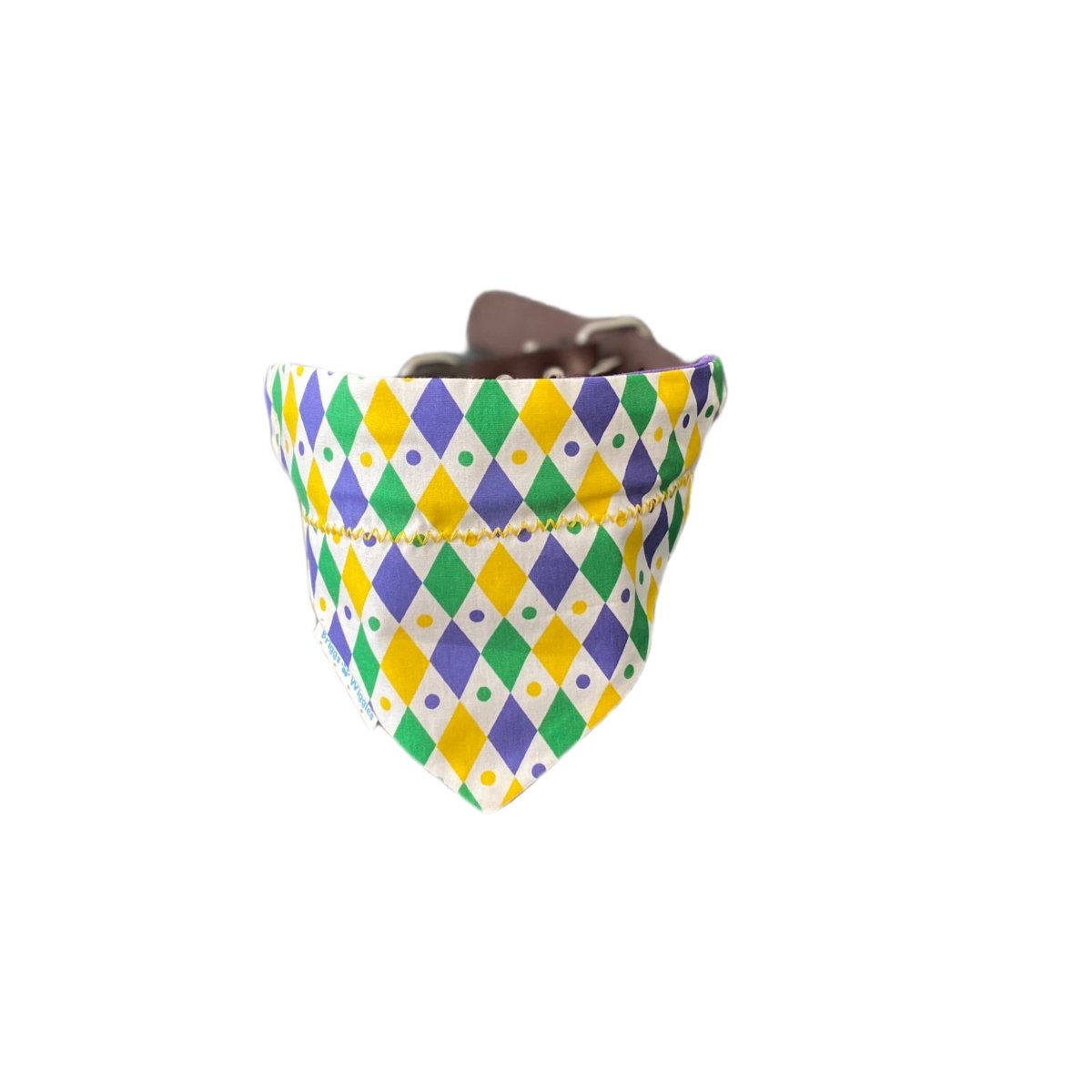 Mardi Gras Diamond Dog Bandana - Briggs 'n' Wiggles