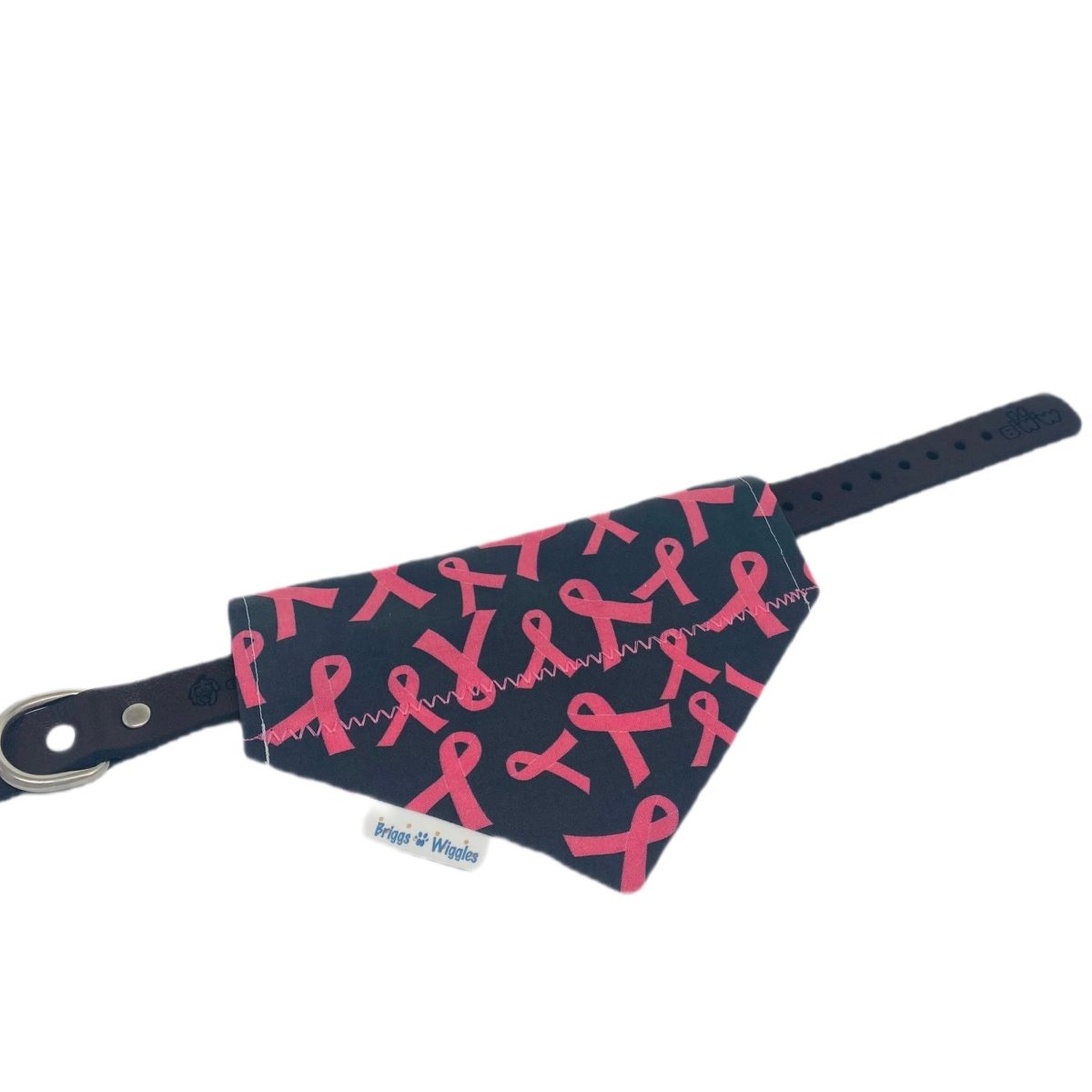 Marsha, Breast Cancer Awareness Dog Bandana - Briggs 'n' Wiggles