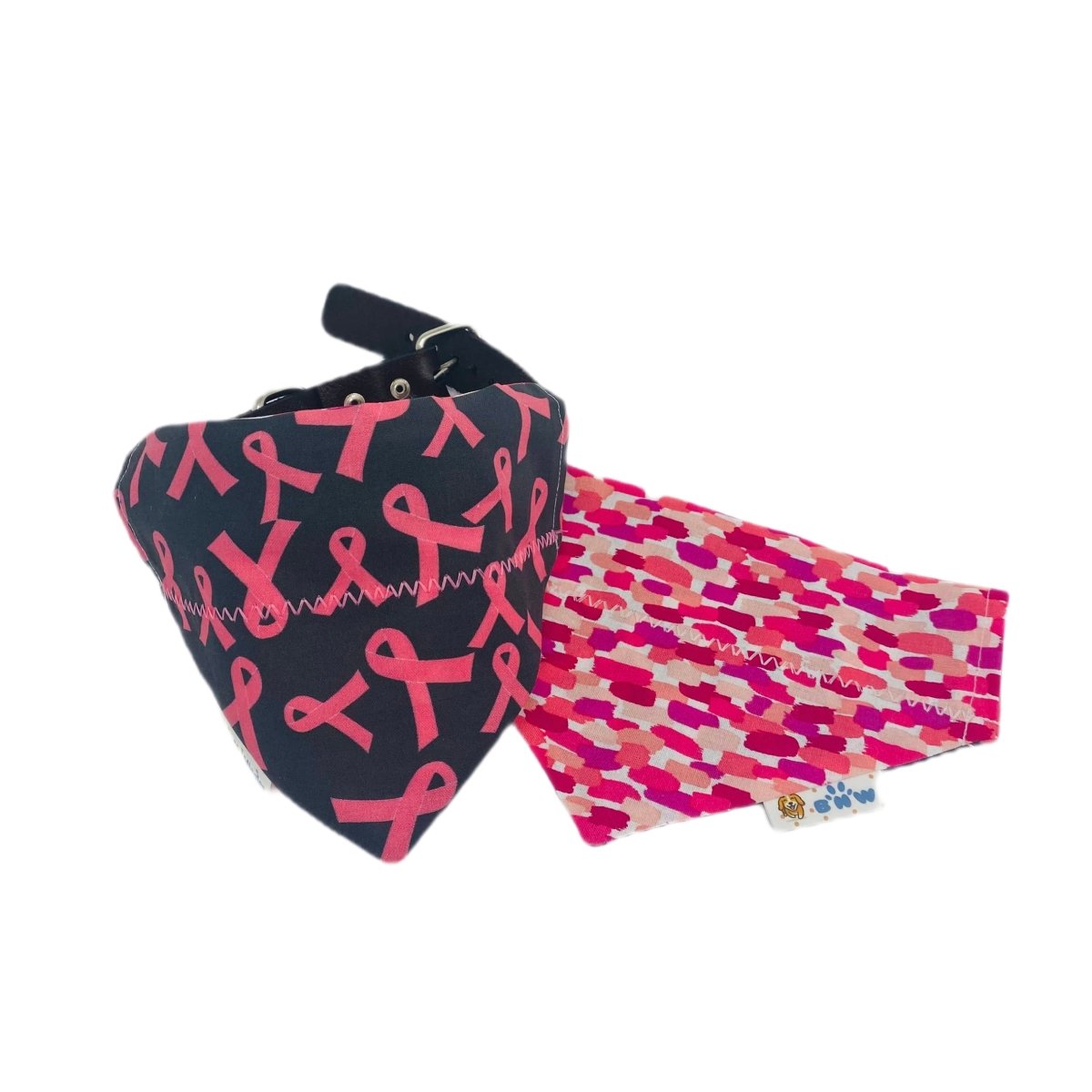 Marsha, Breast Cancer Awareness Dog Bandana - Briggs 'n' Wiggles
