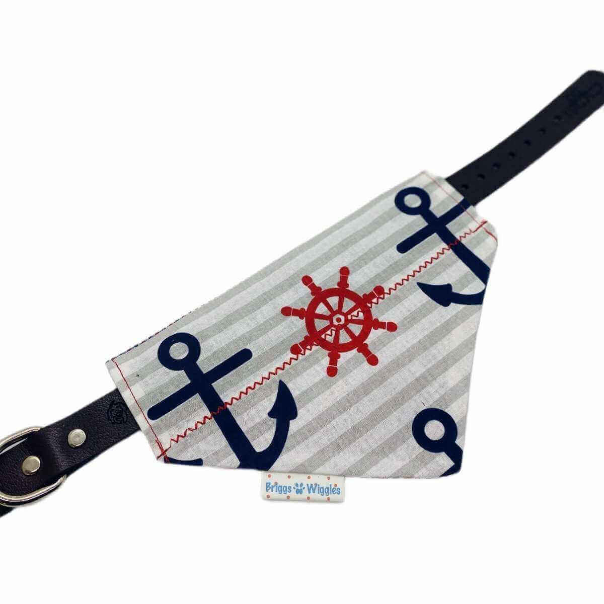 Nautical Dog Bandana - Briggs 'n' Wiggles