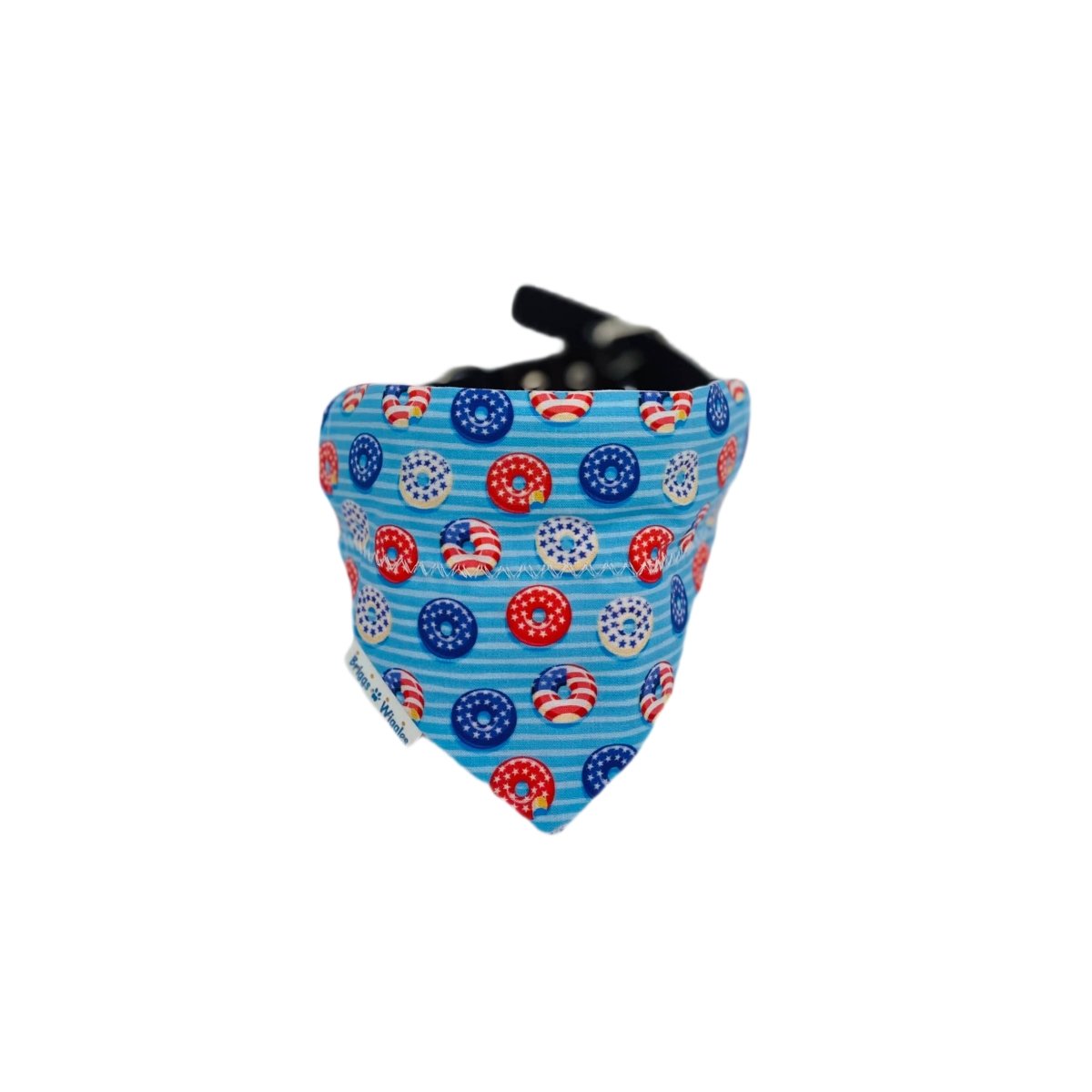 Patriotic Donuts Dog Bandana - Briggs 'n' Wiggles