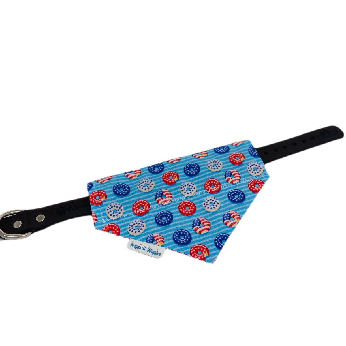 Patriotic Donuts Dog Bandana - Briggs 'n' Wiggles