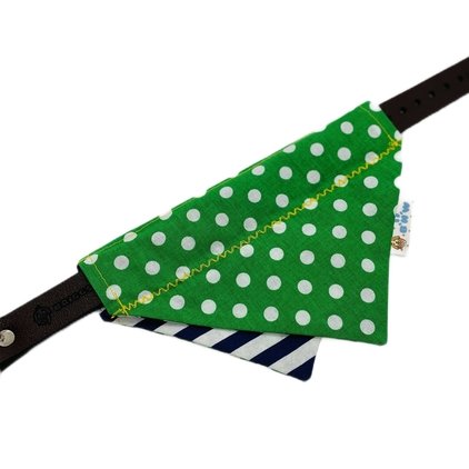 Preppy Pup Reversible Layered Dog Bandana - Briggs 'n' Wiggles