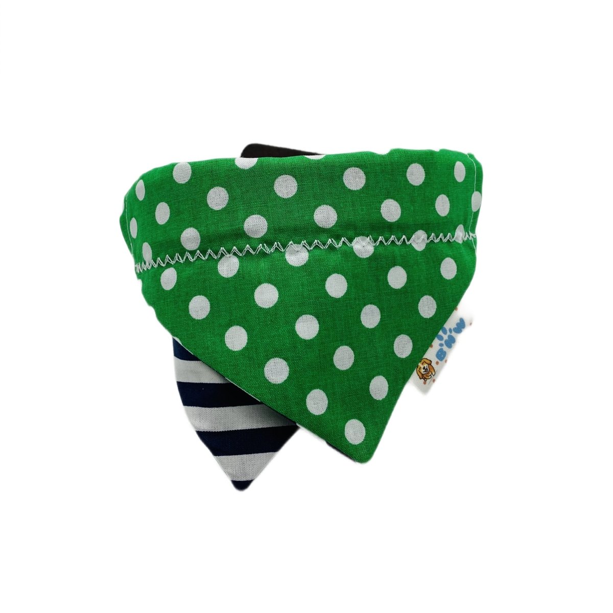 Preppy Pup Reversible Layered Dog Bandana - Briggs 'n' Wiggles