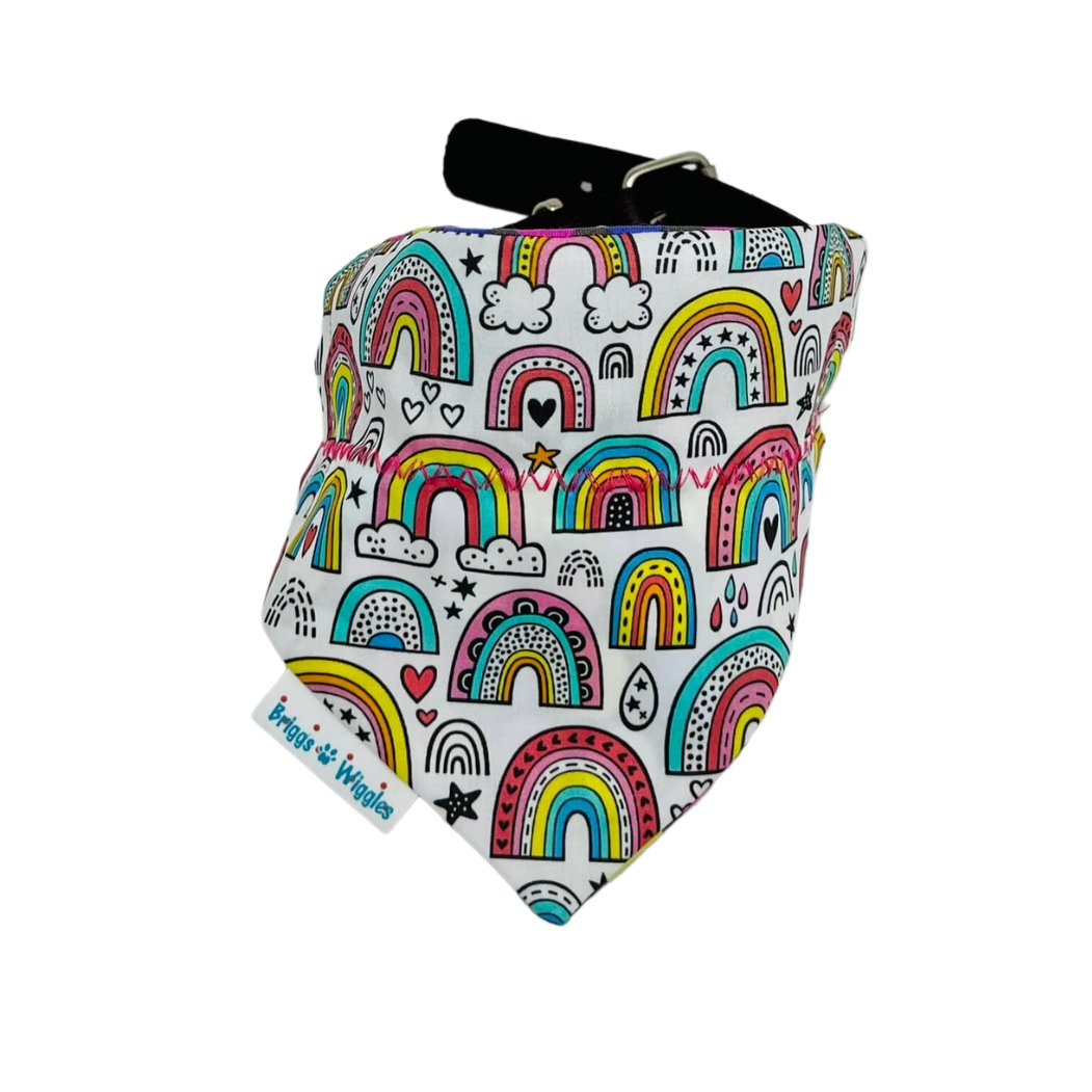 Rainbow Love Dog Bandana - Briggs 'n' Wiggles