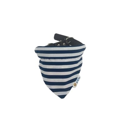 Red and Blue Football Over the Collar Dog Bandana - Briggs 'n' Wiggles