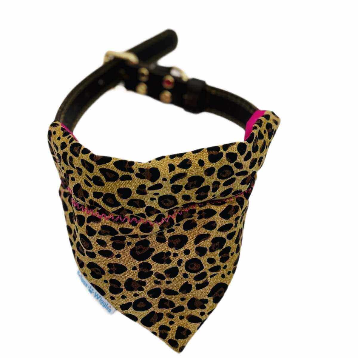 Sassy Leopard Dog Bandana - Briggs 'n' Wiggles