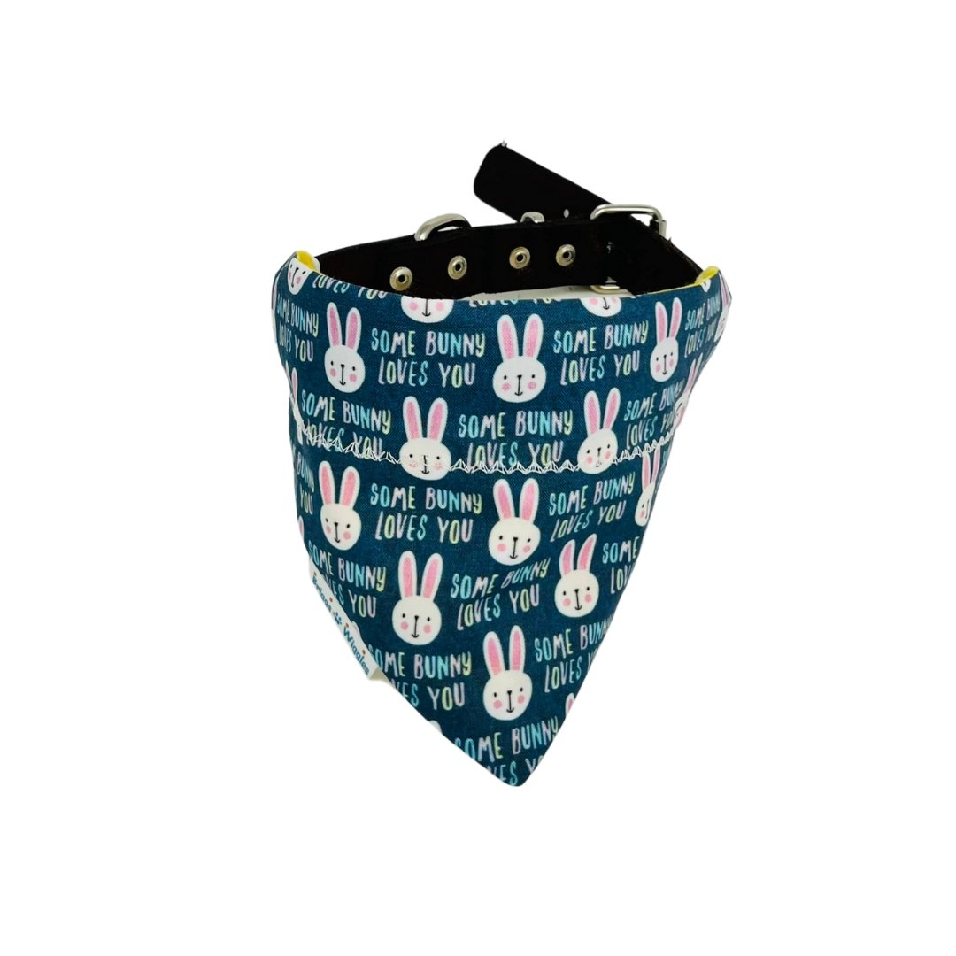 Some Bunny Loves You Dog Bandana - Briggs 'n' Wiggles