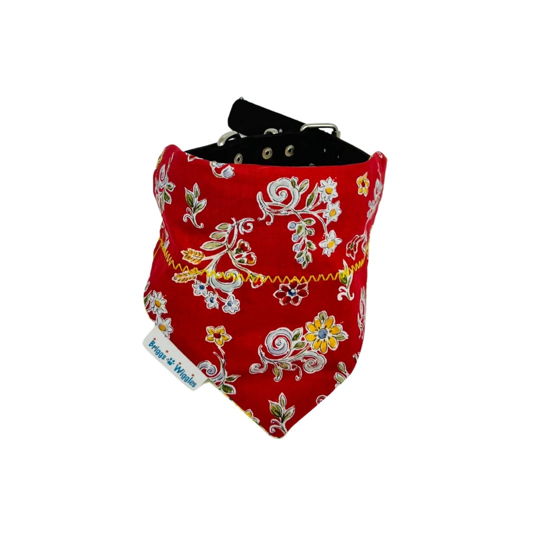 Spring Flowers and Cherries Dog Bandana - Briggs 'n' Wiggles