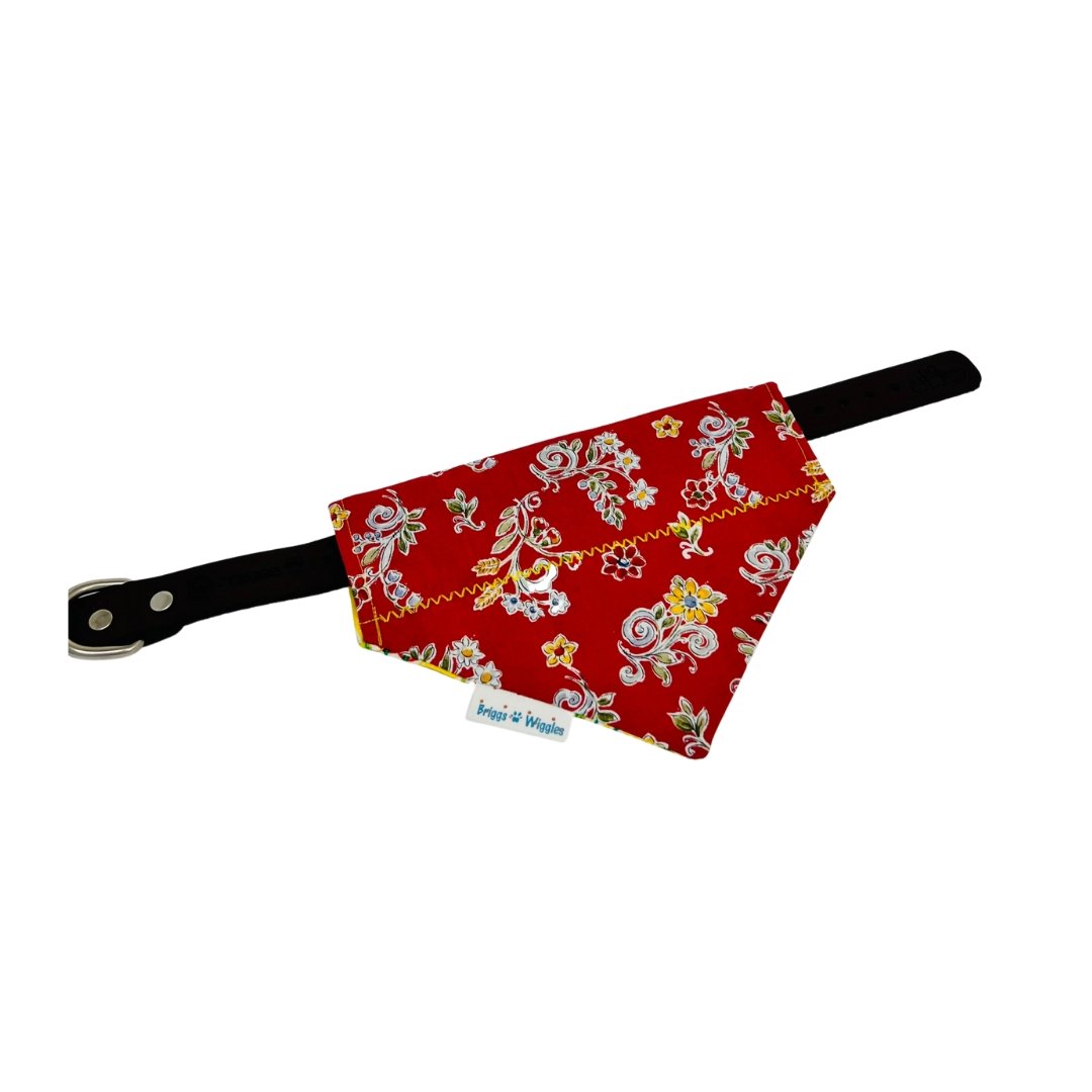Spring Flowers and Cherries Dog Bandana - Briggs 'n' Wiggles