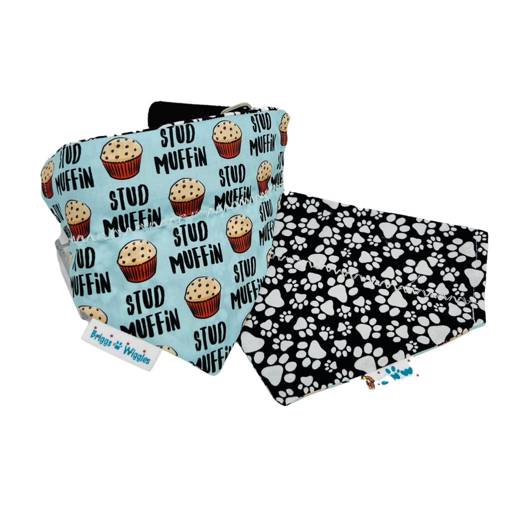 Stud Muffin Dog Bandana - Briggs 'n' Wiggles