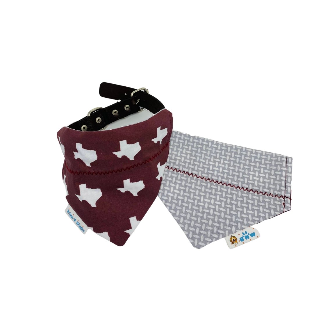 Texas Aggie Dog Bandana - Briggs 'n' Wiggles