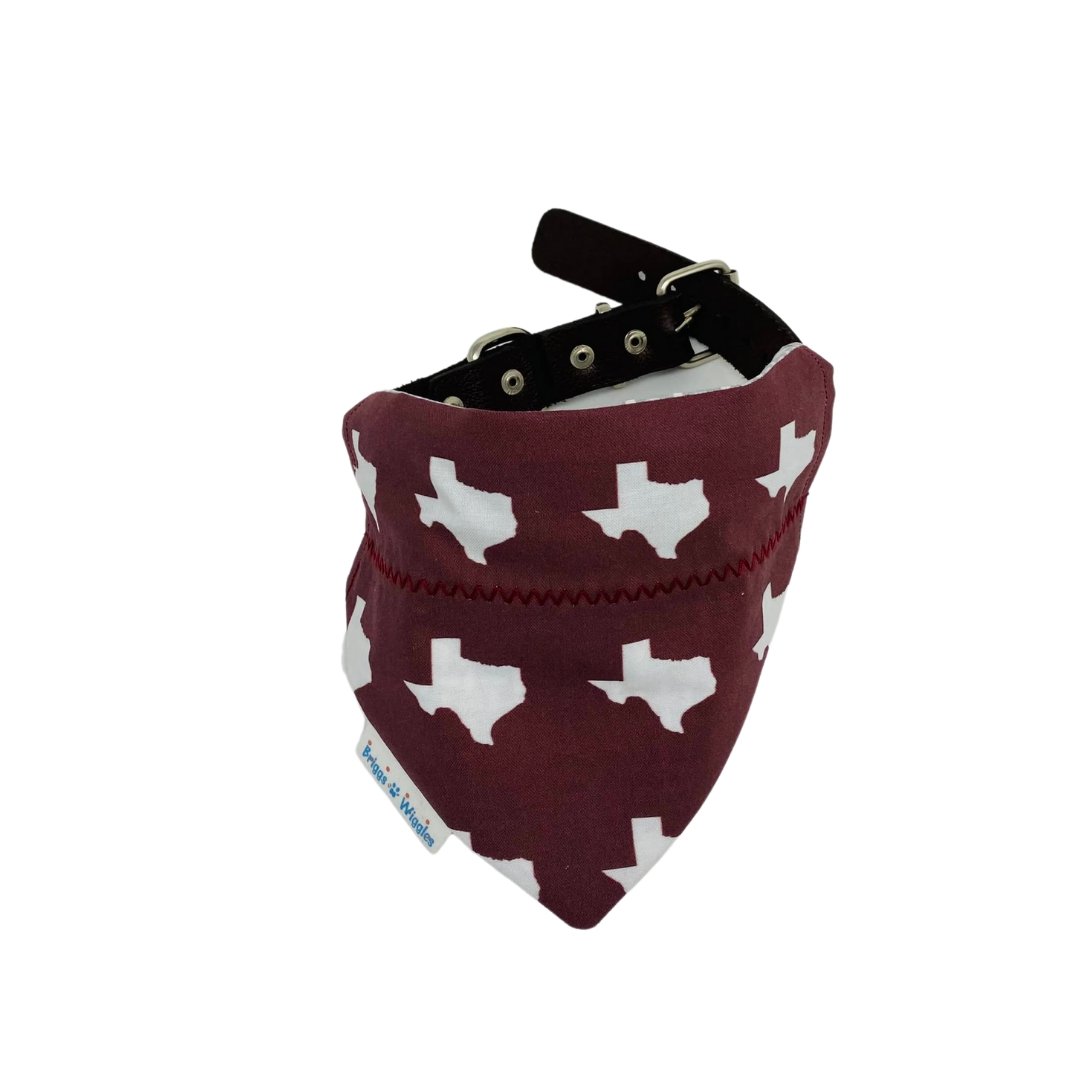 Texas Aggie Dog Bandana - Briggs 'n' Wiggles