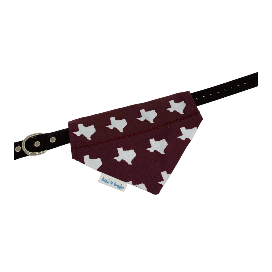 Texas Aggie Dog Bandana - Briggs 'n' Wiggles
