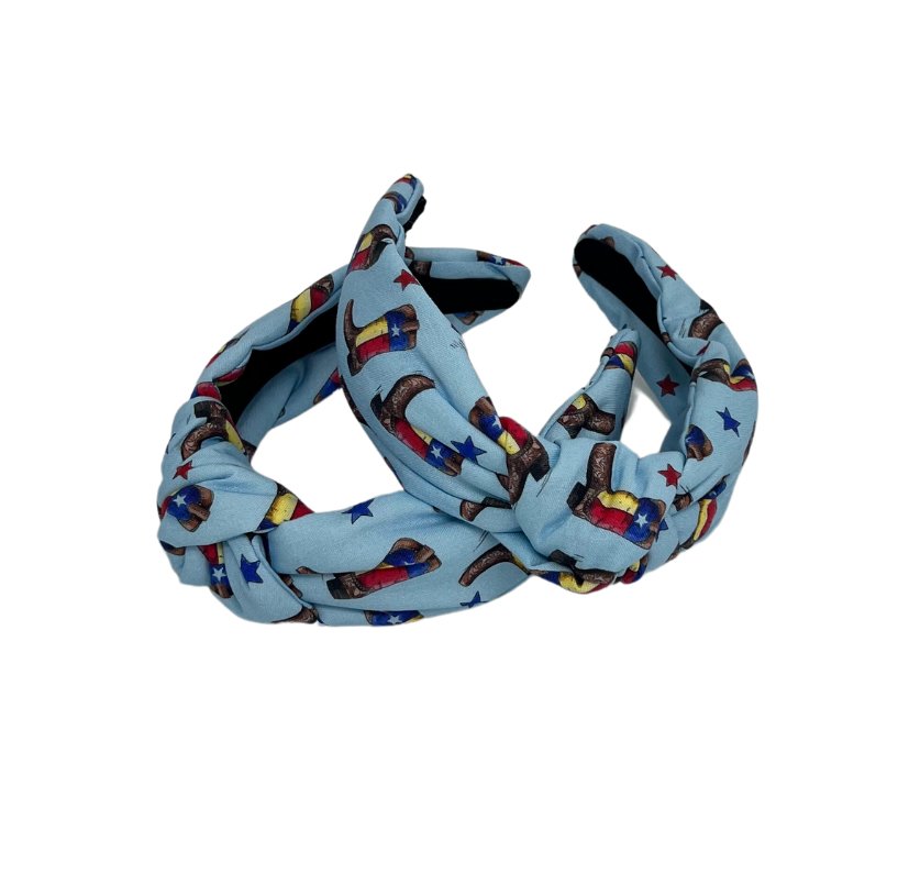 Texas Rodeo Boots Headband - Briggs 'n' Wiggles