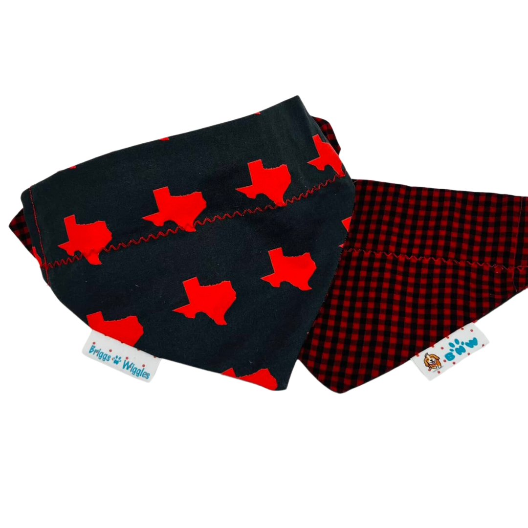 Texas Tech Dog Bandana - Briggs 'n' Wiggles