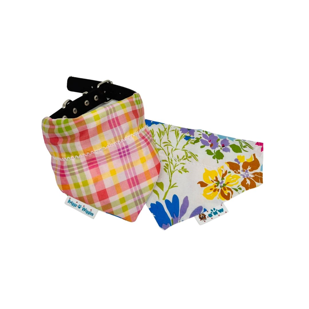 The Audrey Plaid Dog Bandana - Briggs 'n' Wiggles