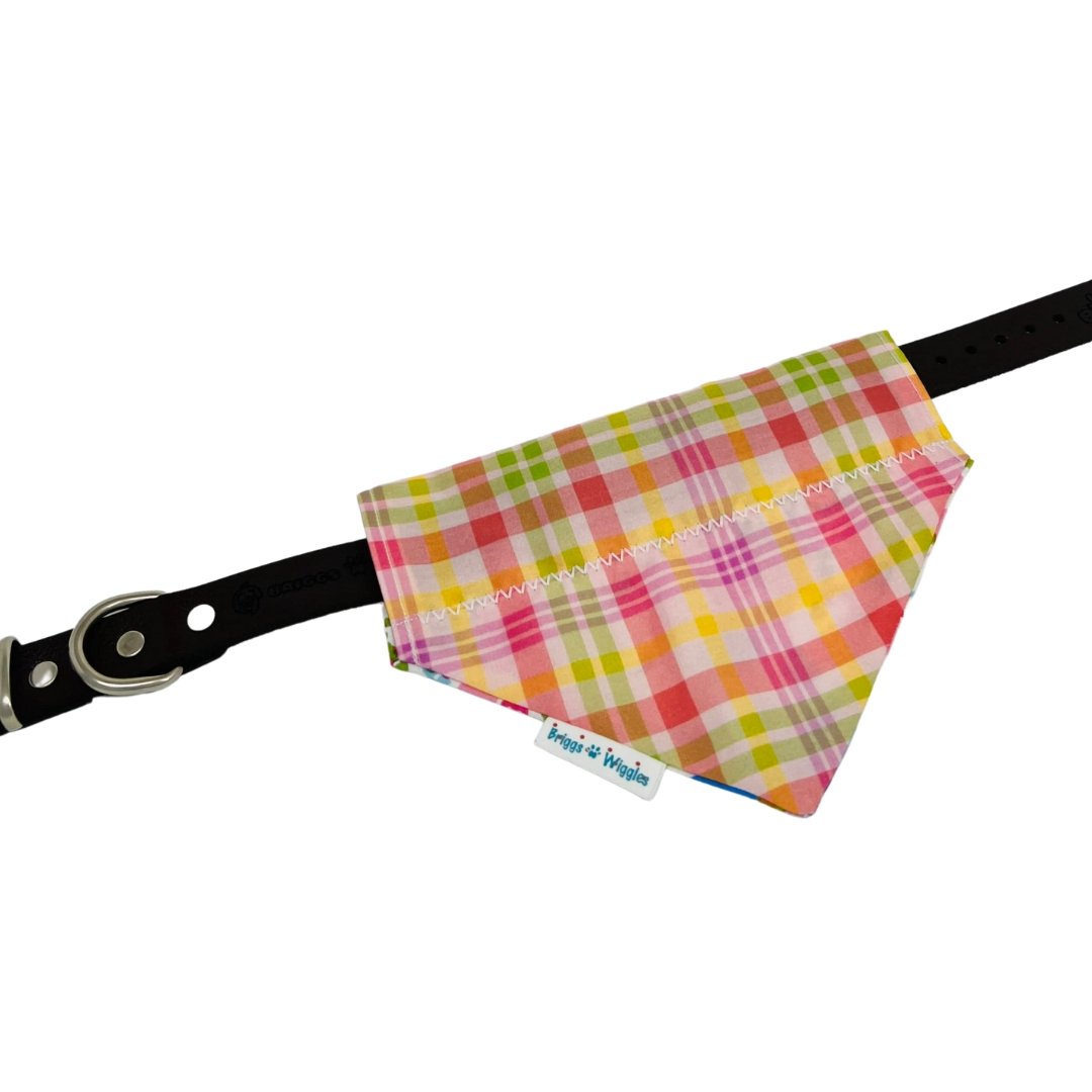 The Audrey Plaid Dog Bandana - Briggs 'n' Wiggles