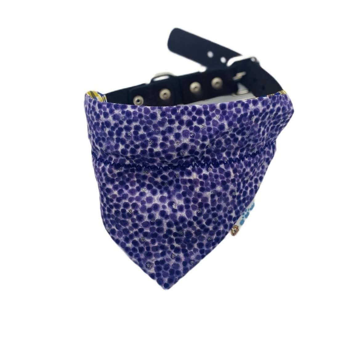 Tiger Plaid Paw Prints Dog Bandana - Briggs 'n' Wiggles