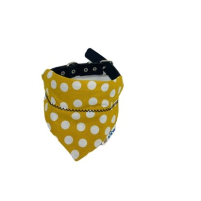WHO DAT Nation Over the Collar Dog Bandana | Briggs 'n' Wiggles - Briggs 'n' Wiggles