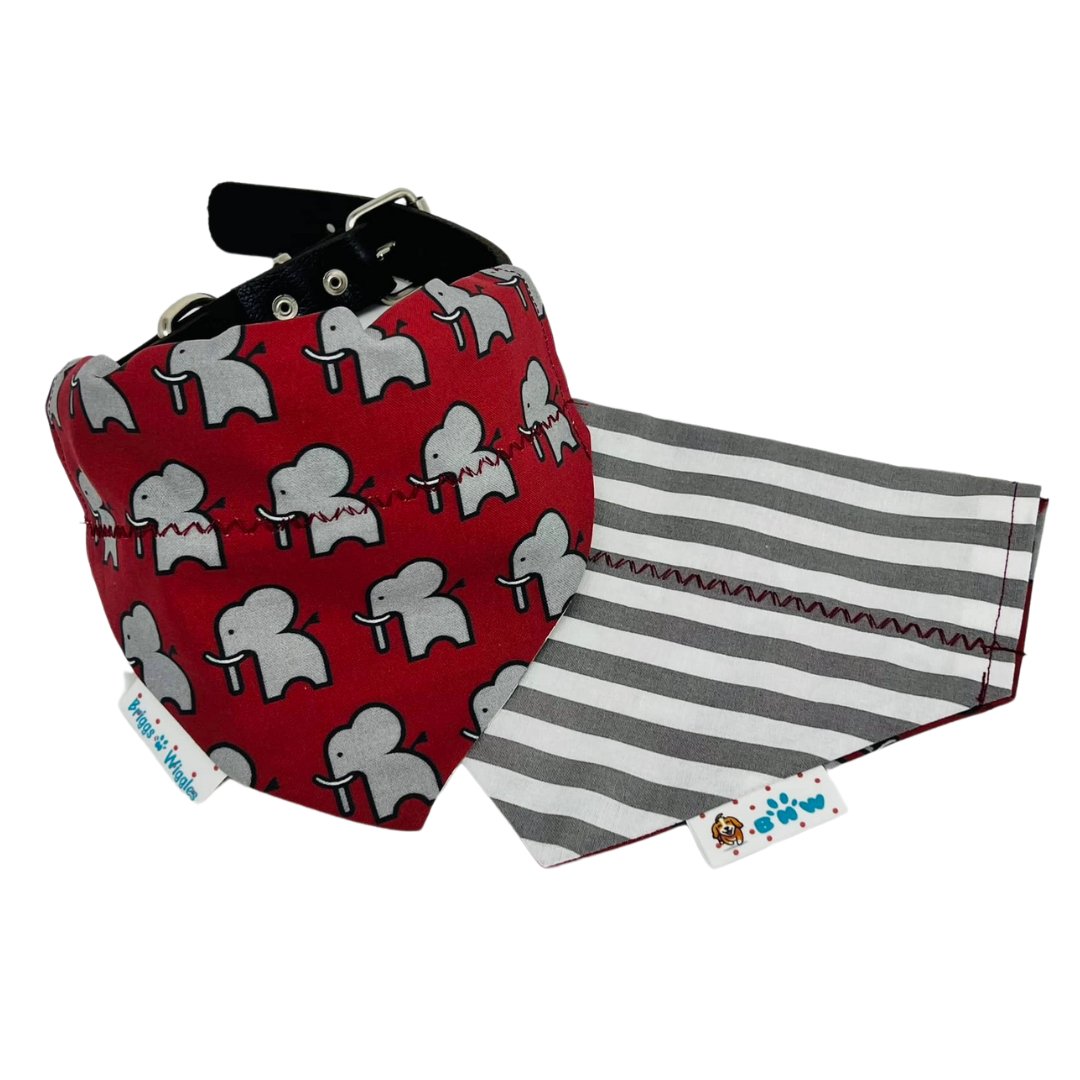 Alabama Roll Tide Dog Bandana - Briggs 'n' Wiggles