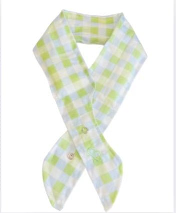 Blue & Green Cooling Dog Bandana - Lightweight, Summer - Ready - Briggs 'n' Wiggles