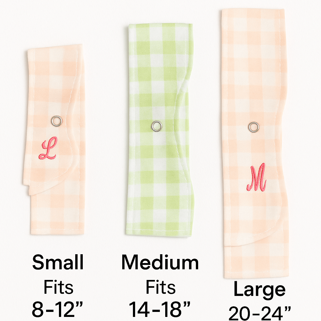Blue & Green Cooling Dog Bandana - Lightweight, Summer - Ready - Briggs 'n' Wiggles