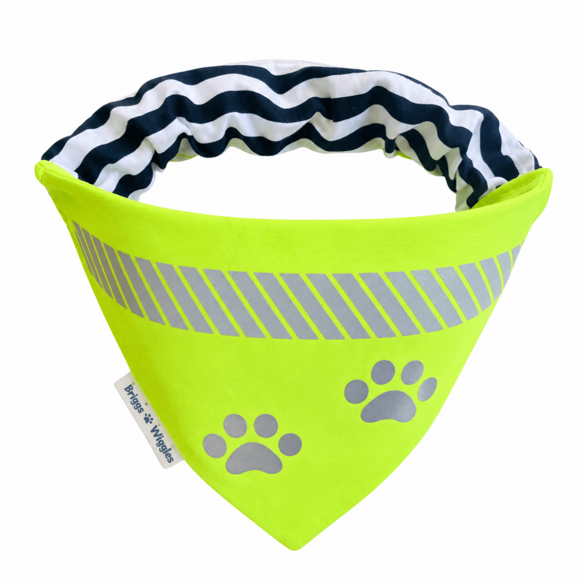 Bright Walks Neon | Reflective Dog Bandana - Briggs 'n' Wiggles