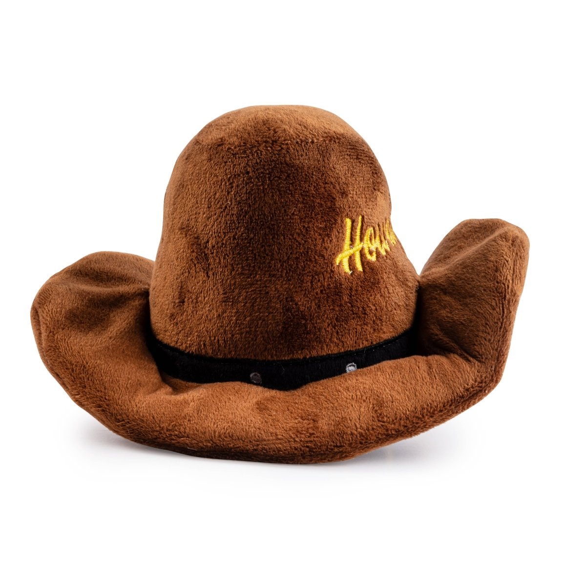 Brown Cowboy Hat Squeaky Dog Toy - Briggs 'n' Wiggles