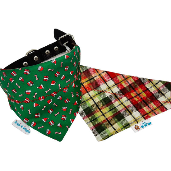 Dog Presents Reversible Bandana - Briggs 'n' Wiggles