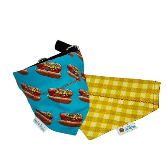 Hot Diggity Dog Reversible Dog Bandana - Briggs 'n' Wiggles