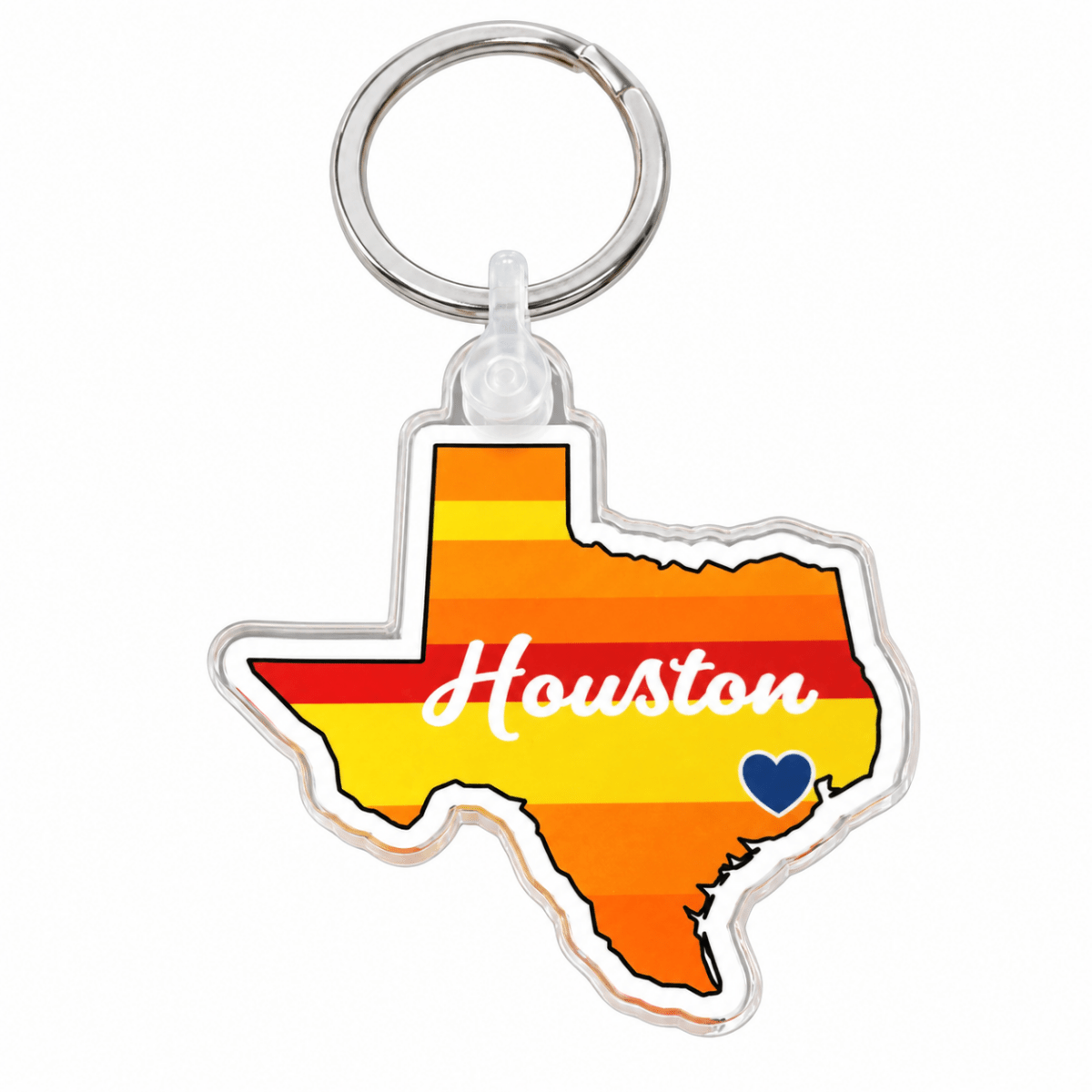 Houston Hometown Spirit Keychain - Briggs 'n' Wiggles