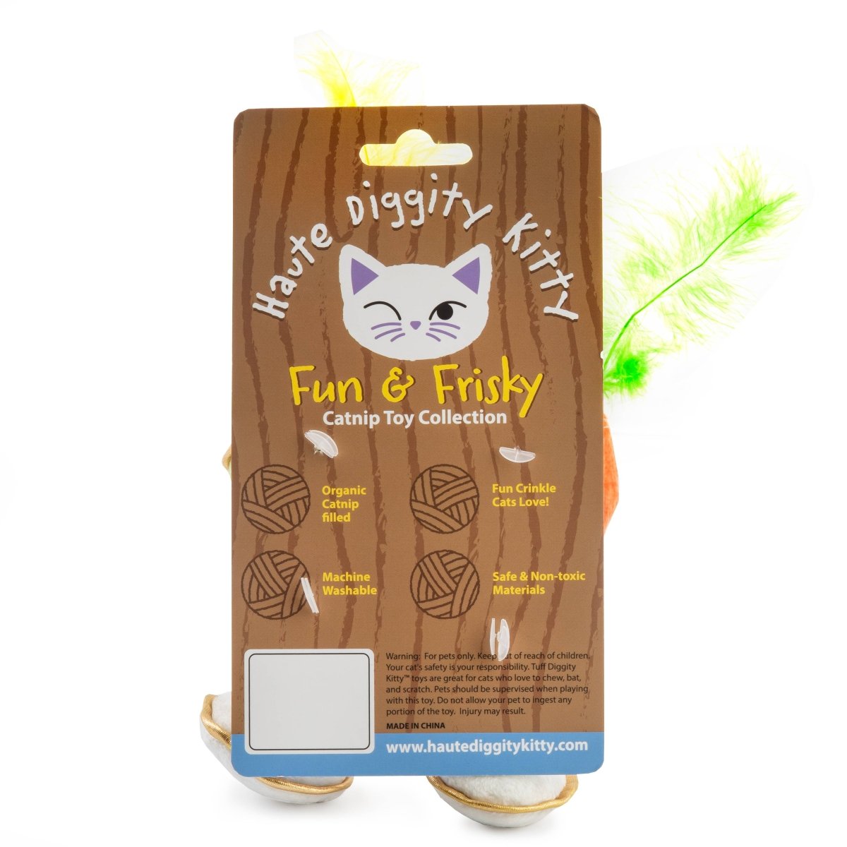 Kitty Cocktails (2 cocktails) Organic Catnip Toys - Briggs 'n' Wiggles