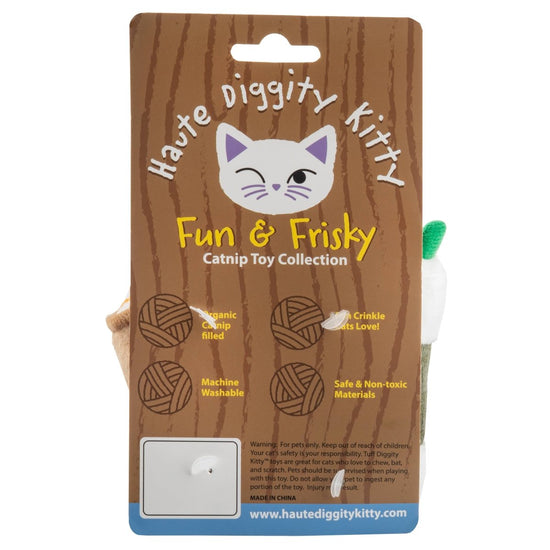 Meowbucks (2 coffee cups) Organic Catnip Toys - Briggs 'n' Wiggles